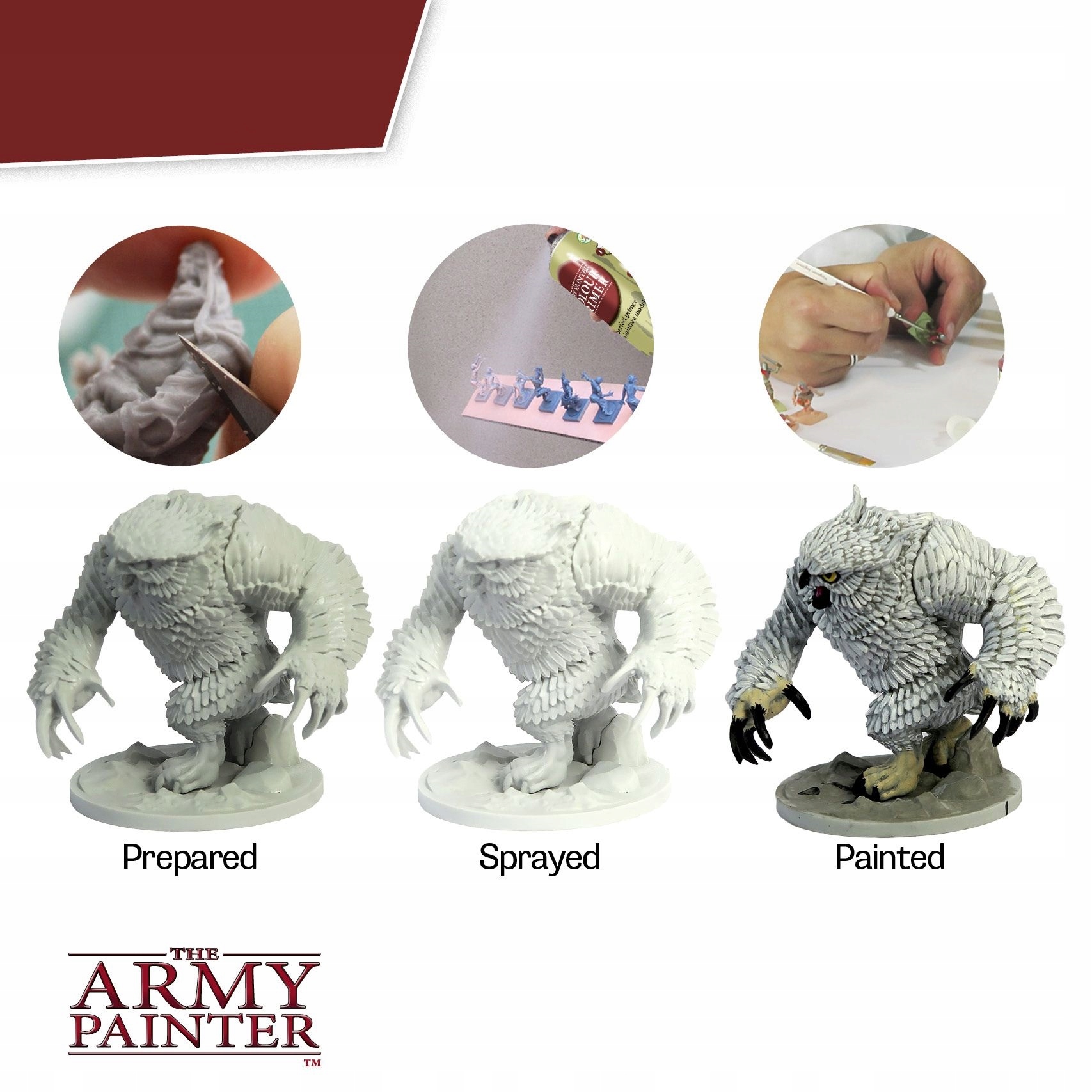 PODKŁAD SPRAY PRIMER WHITE MATT THE ARMY PAINTER Kolor biały