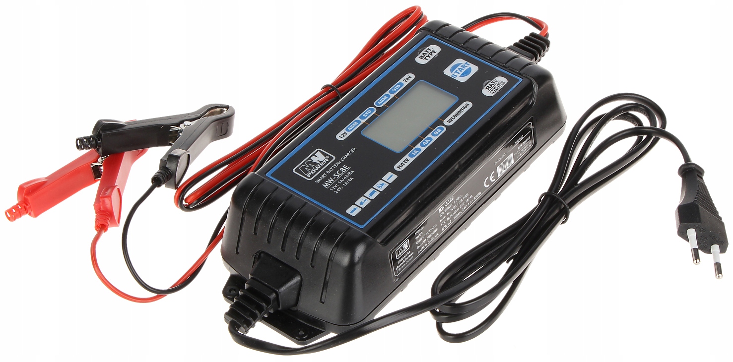 Ładowarka prostownik Mw Power MW-SC8E 12V 24V Agm