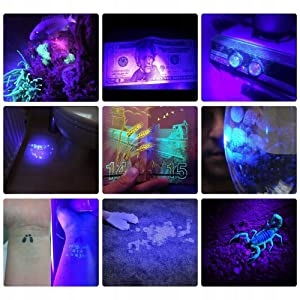 Alonefire x901UV 10W 365NM Latarka UV Przenośna — miniatura 10