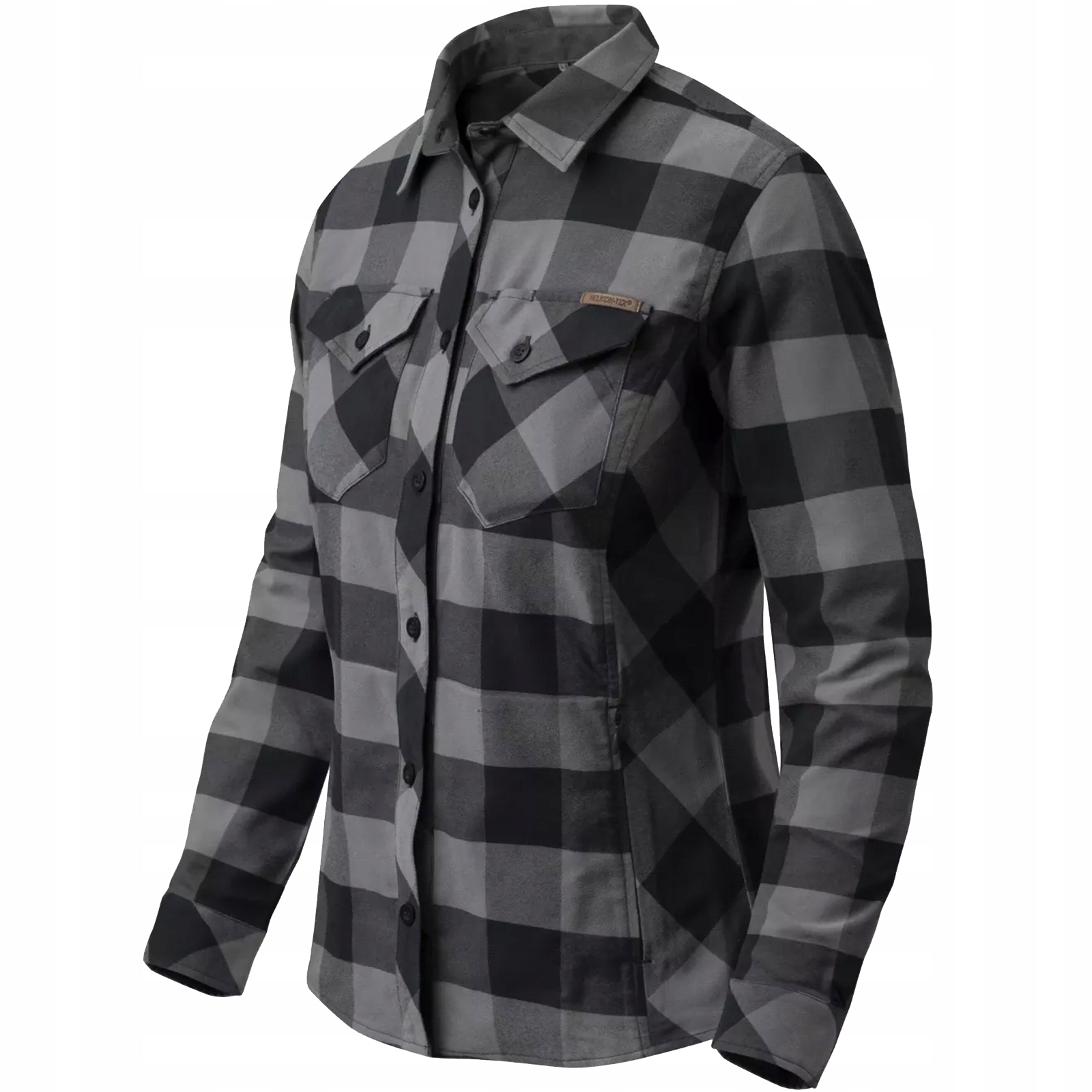 Dámská Kostkovaná Košile Marigold Helikon Prodyšná True Grey L