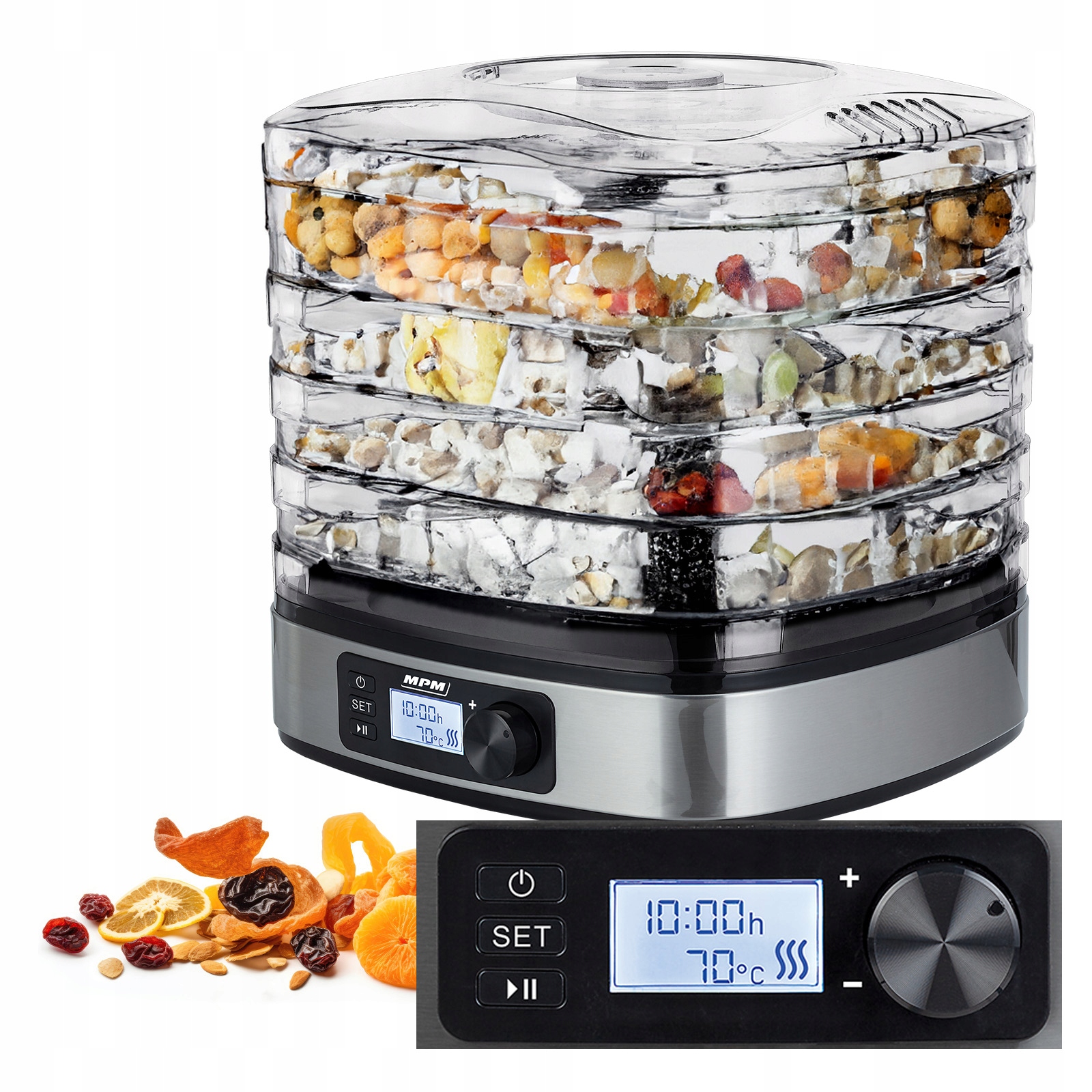 Sušička na houby zeleniny a ovoce silná 5 sít Mpm MSG-12