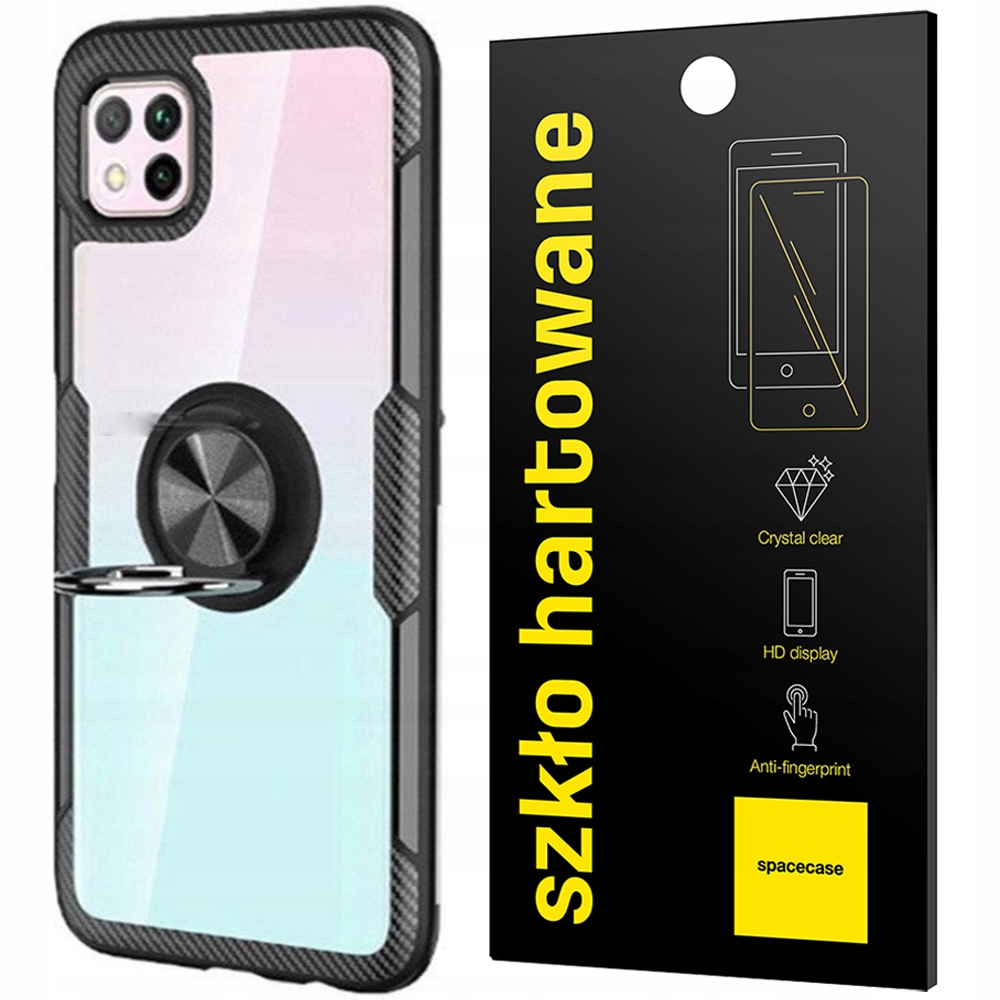 

Etui Ring Holder Do Redmi 9C Nfc Pełne Szkło