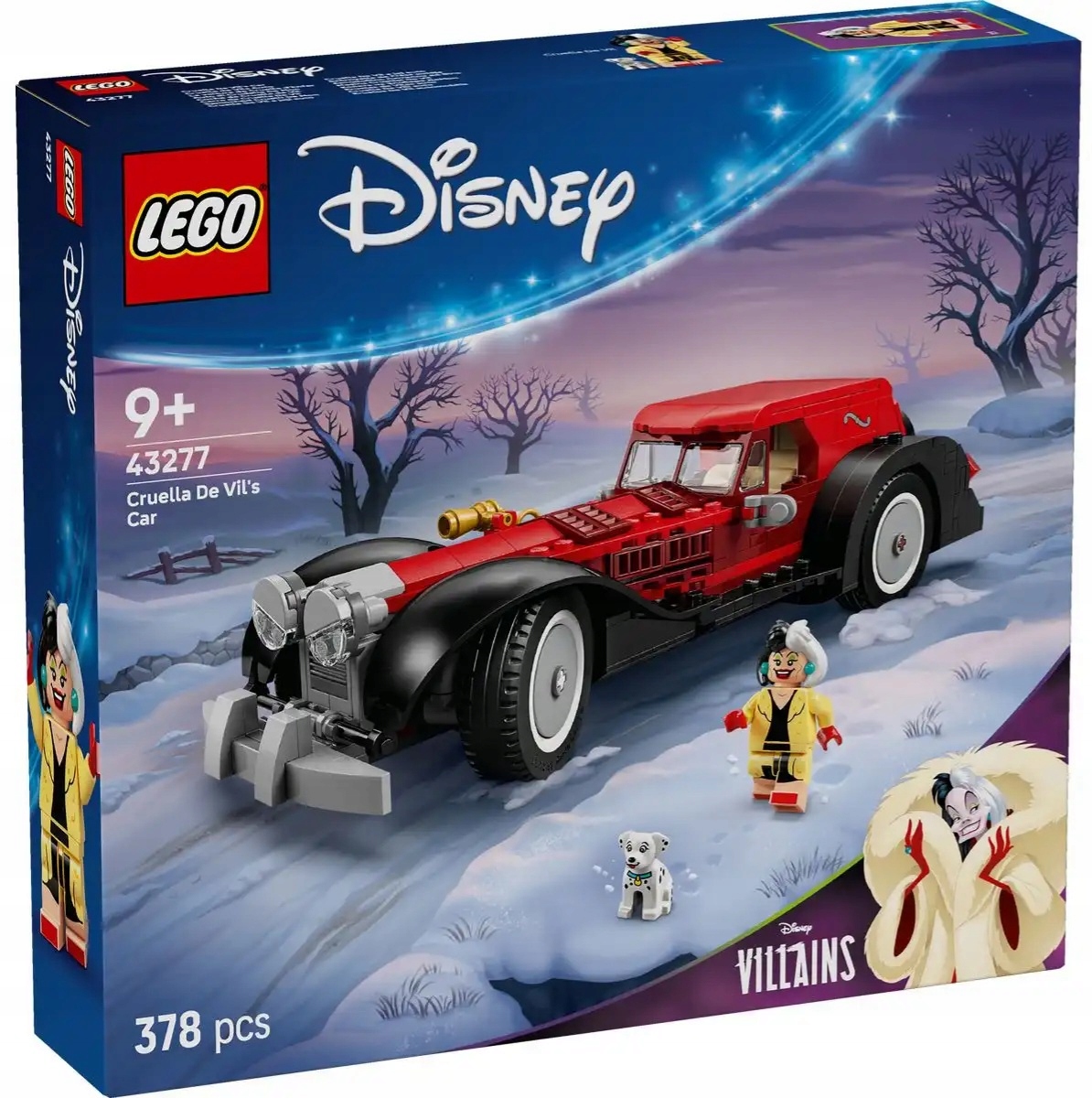 Lego Disney 43277 Auto Cruelli De Mon