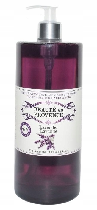 Beaute en Provence Lavender Liquid Soap for Hands & Body 1000 m Żel Lawenda