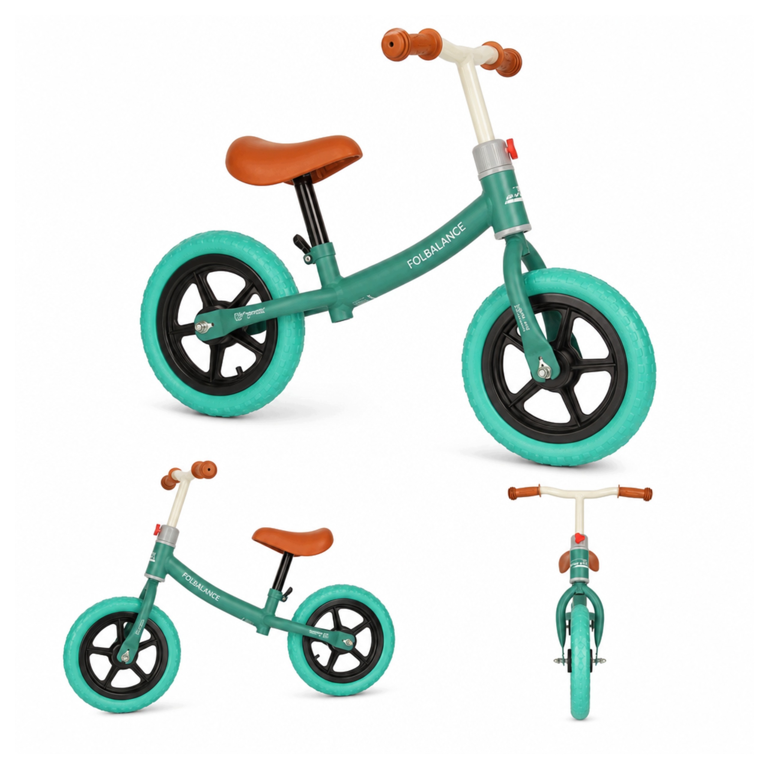 Rowerek Biegowy Trike Fix Balance Ultra Lekki Turkusowy Dla 2-4 Latków