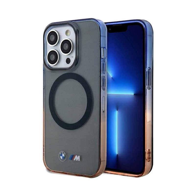 Bmw MagSafe Etui iPhone 15 Pro Max (Szary)