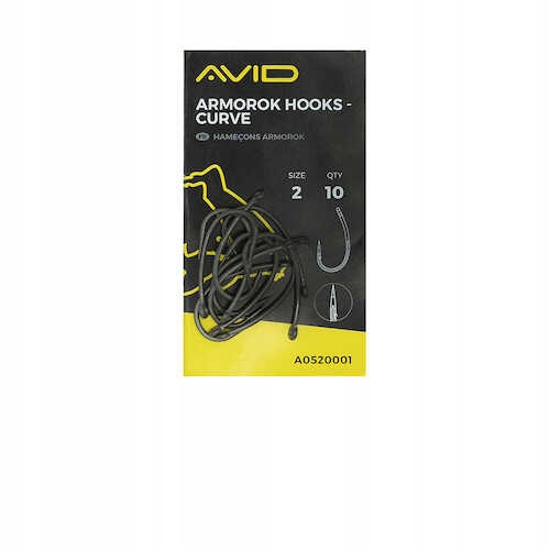 Haczyki Avid Carp Armorok Hooks- Curve Rozmiar 6