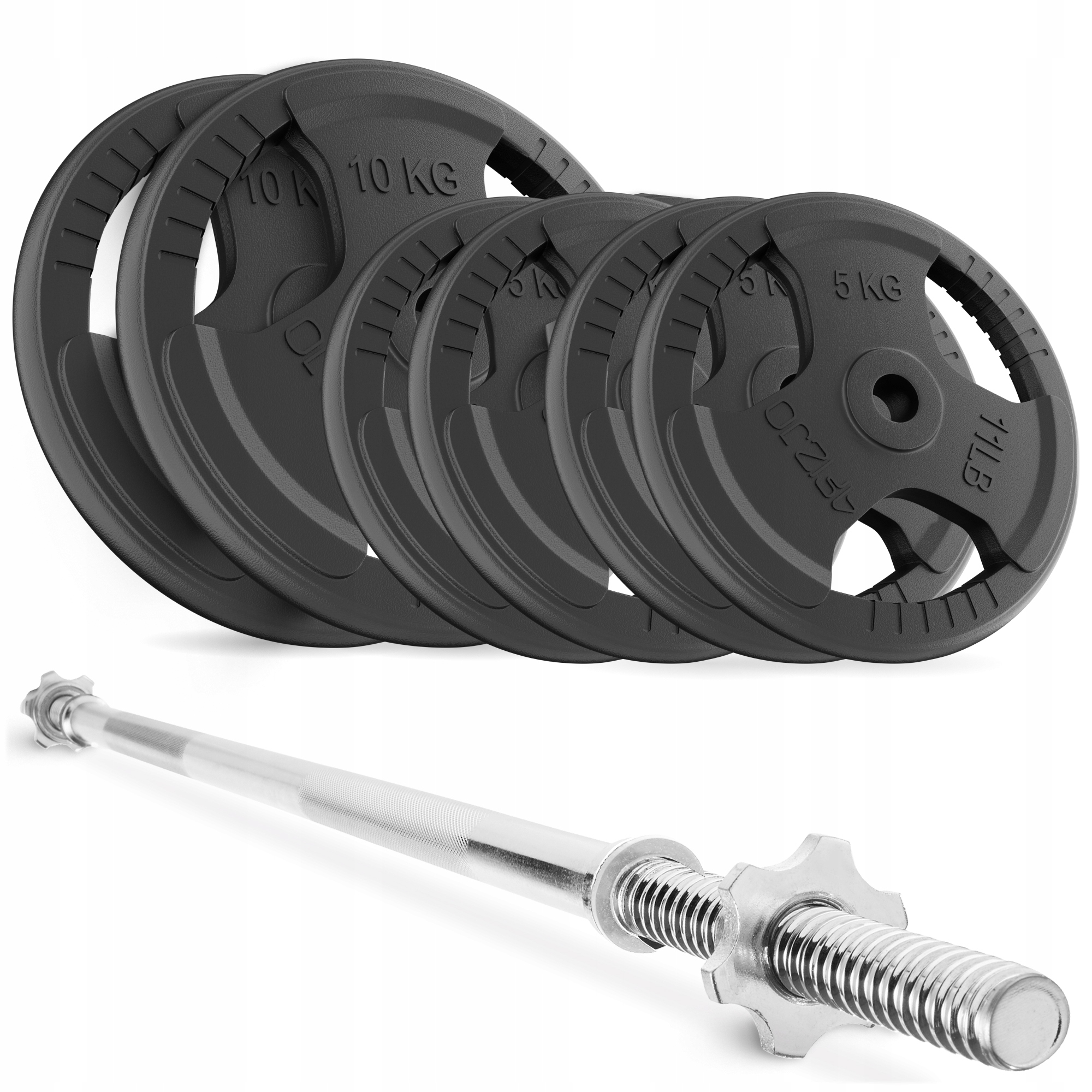 Sada Na Rovná Osa 150 CM Litinové Závaží 40 Kg