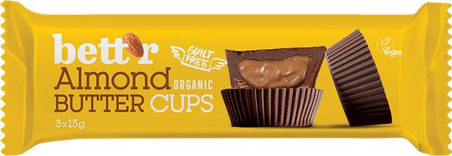 Levně 4x Pralinky muffiny s mandlovým krémem Bezlepkové Bio 39 g