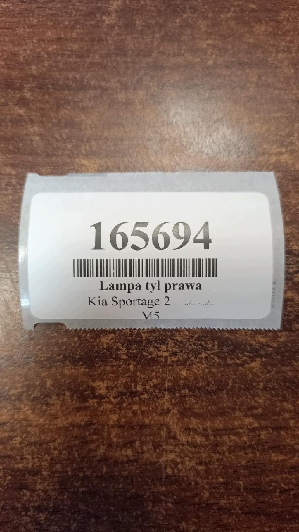 KIA SPORTAGE II light right rear part 924021F0