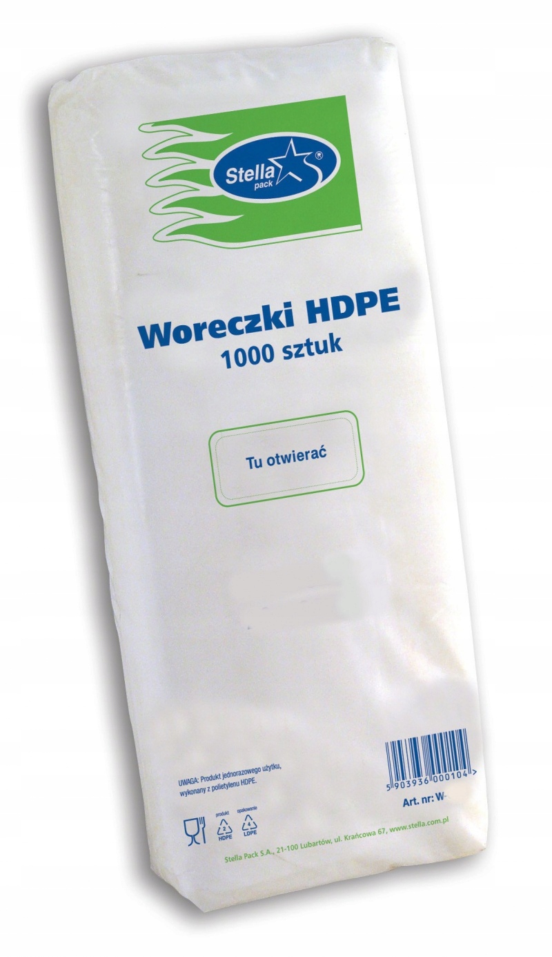 

Woreczki Stella 14/4/32 cm 1000szt bezbarwny