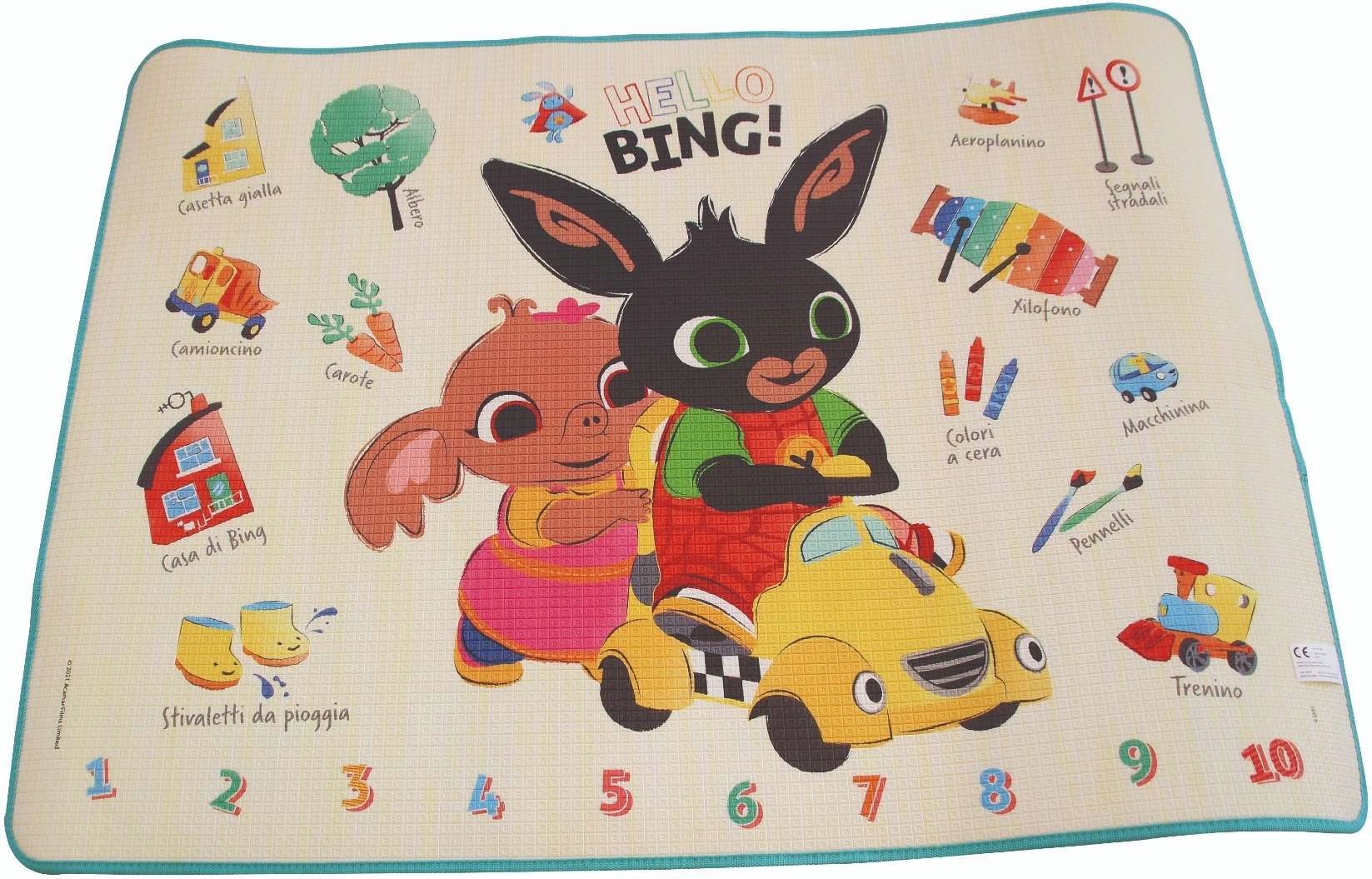 

Piankowa Mata Królik Bing 120x90 Do Pokoju Zabawy