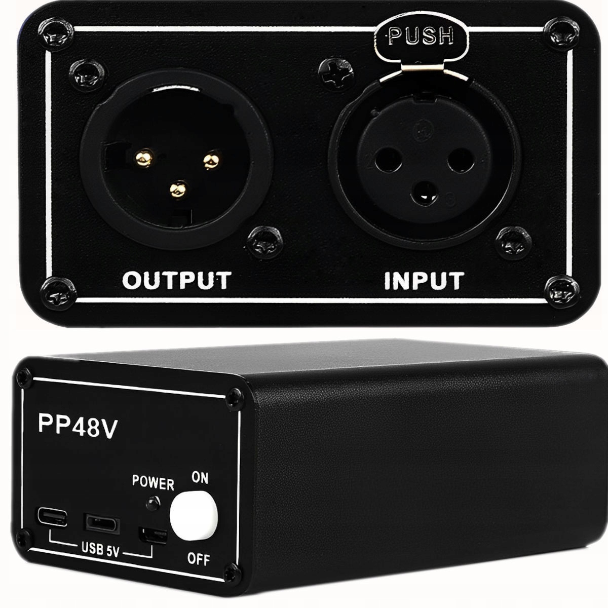 ZASILACZ PHANTOM 48V DO MIKROFONU XLR MOZOS PP48V