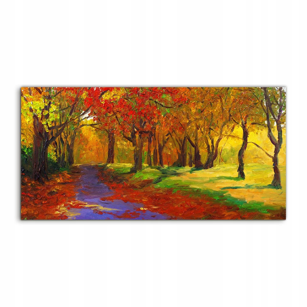 Akrylový obraz 140x70 na stenu Krajina Javor Jeseň