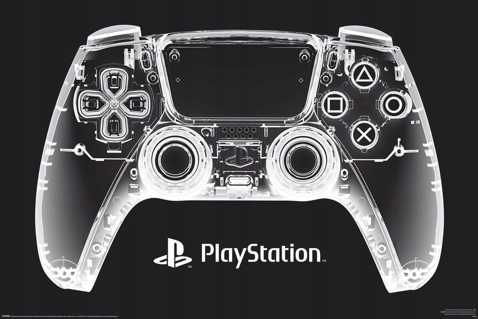 Plakat dla gracza Playstation X-Ray Pad 91,5x61 cm