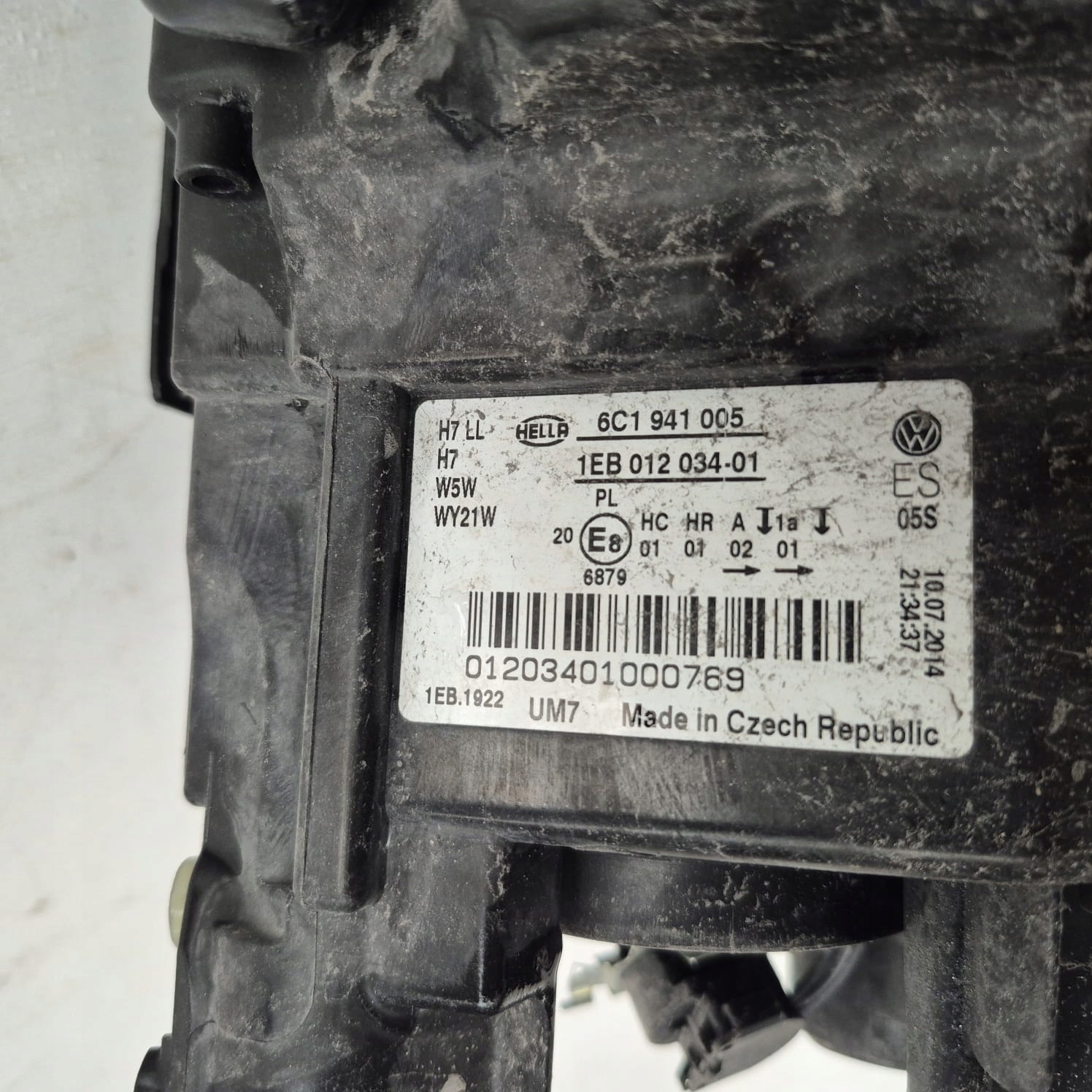 VW POLO V 6C 6C1 LIFT 14- light left front front 6C1941005