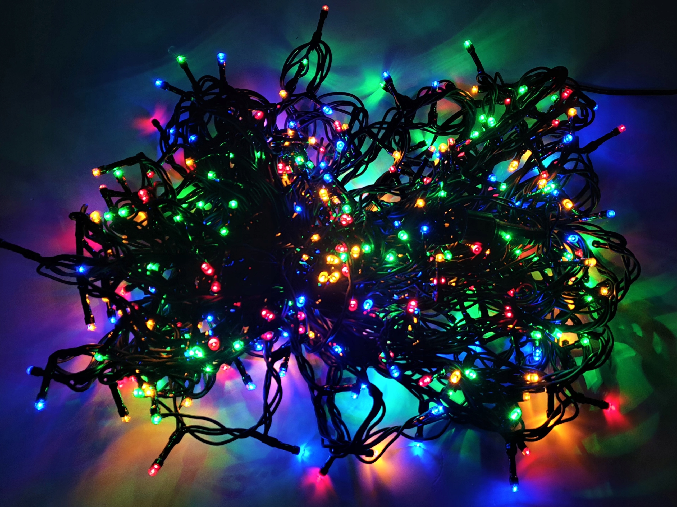 LAMPKI CHOINKOWE 400 LED atest + GNIAZDO TIMER CE NA CHOINKE ŚWIATEŁKA Zasilanie sieciowe