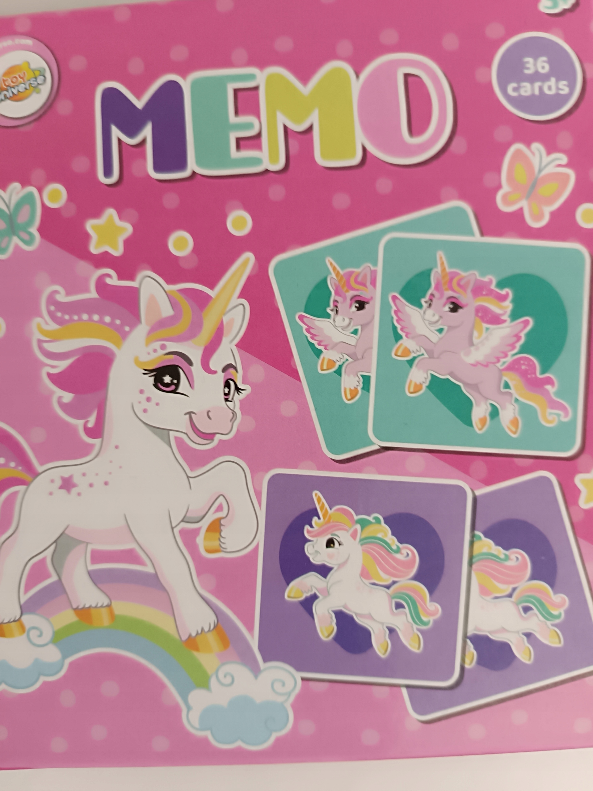 Gra Pamięciowa MEMORY MEMO PAMIĘĆ JEDNOROŻCE