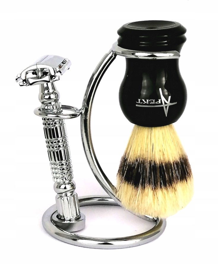 

Pędzel Do Golenia Maszynka Żyletki Stojak Zestaw