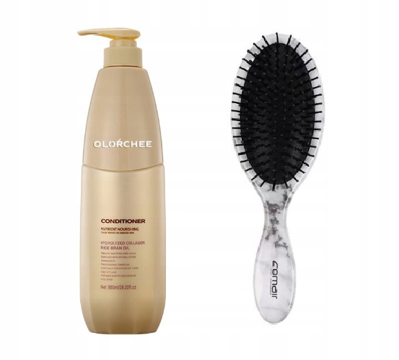 Olorchee Odżywka Do Włosów Z Kolagenem Nourishing 800ML Szczotka