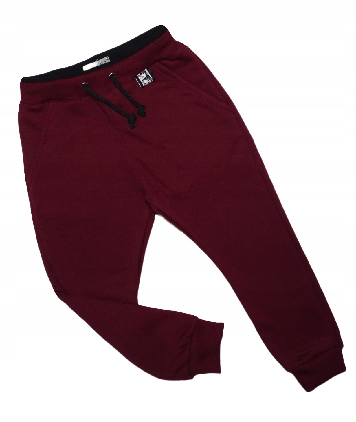 Spodnie DRESOWE chłopięce BORDOWE Revaj 86 PL