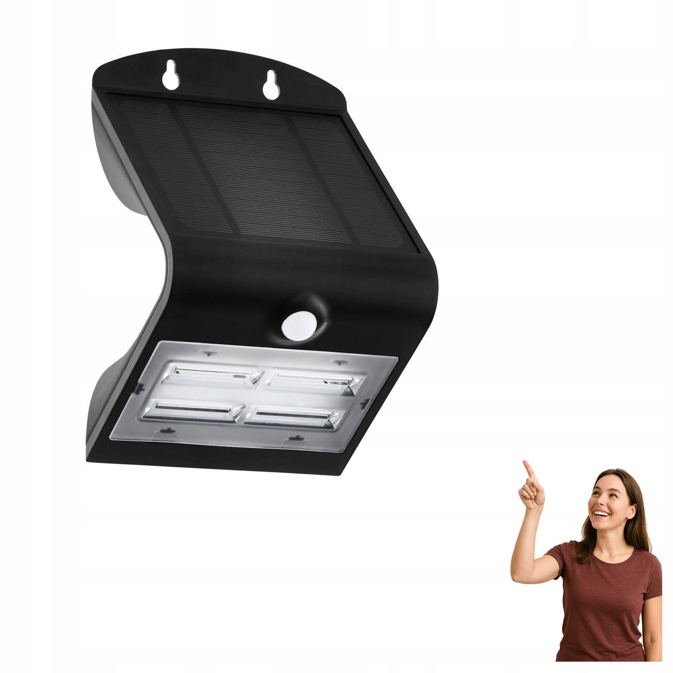 Solární Led nástěnná lampa 3,2W Lamozzo 900255 Eglo