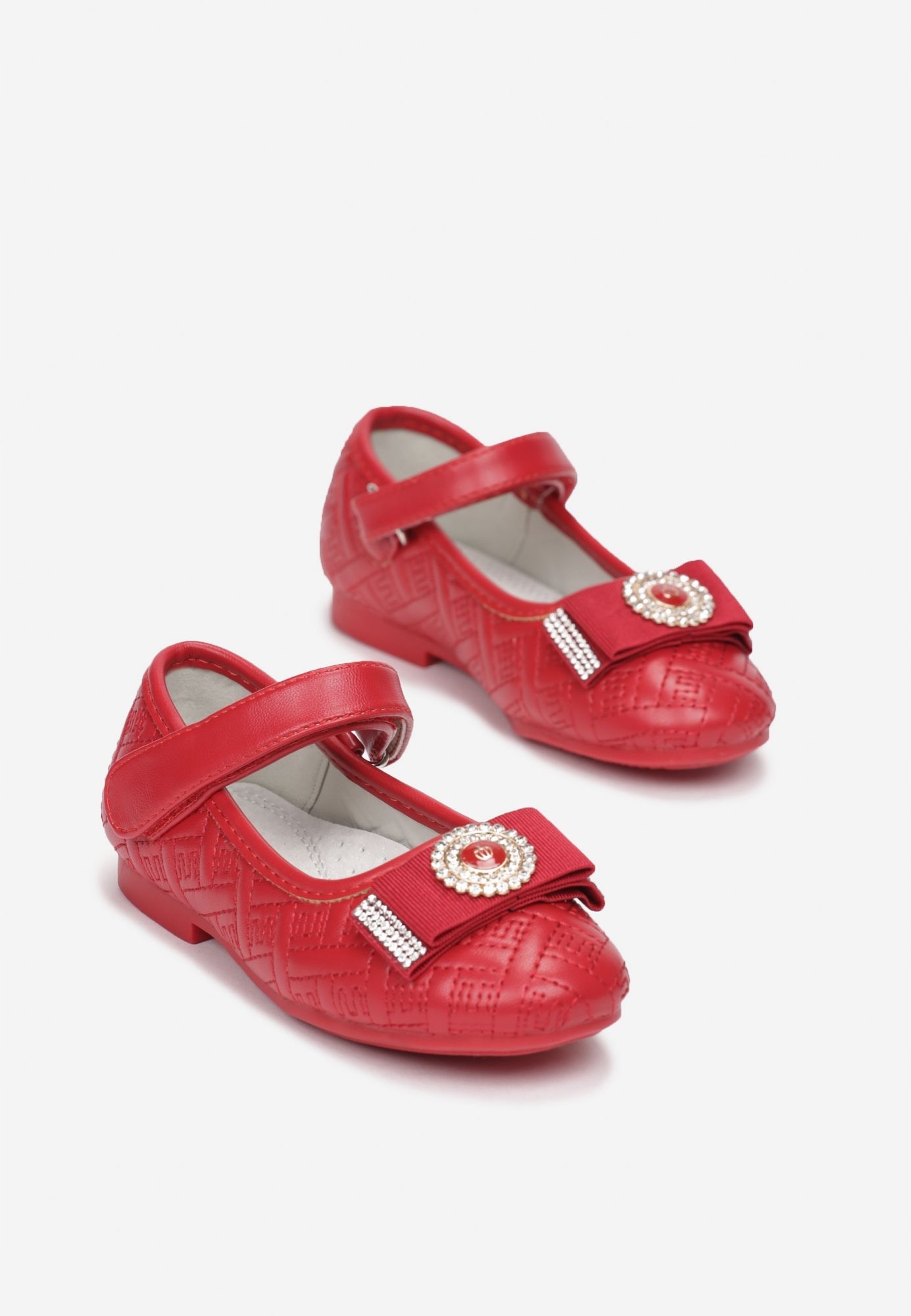 Born2Be Czerwone Balerinki 27 Ekoskóra