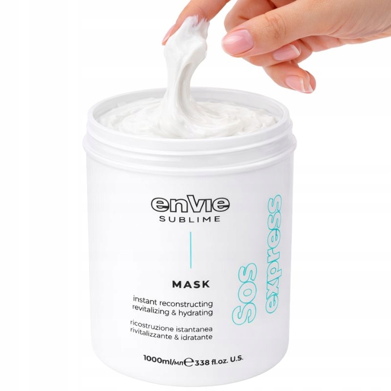 Hydratační maska pro poškozené vlasy Envie Luxury Sos 1000 ml