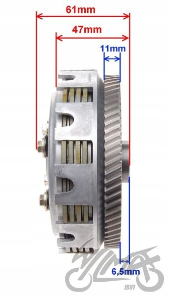 SPRZĘGŁO DO AM6 KPL Numer katalogowy części WZMOTO.PL MSRCR9416.134117