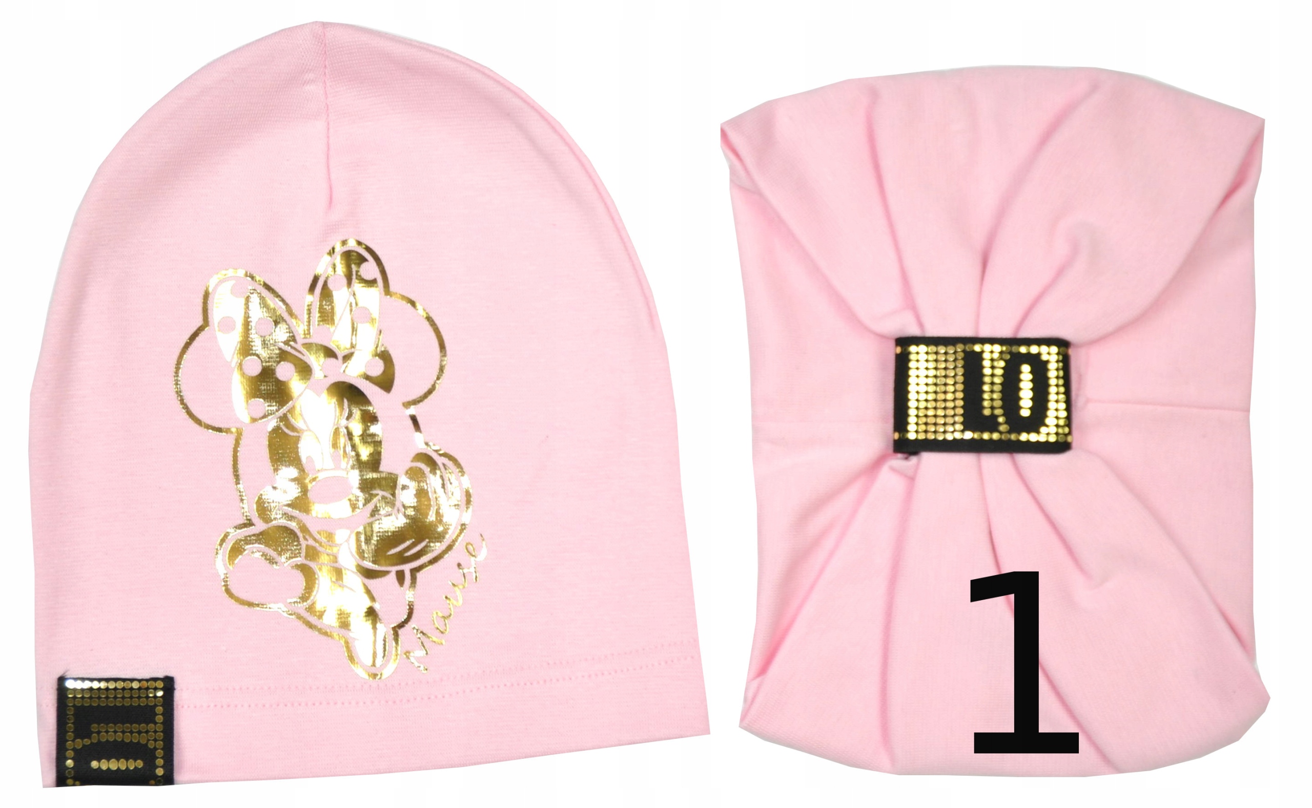 CZAPKA i KOMIN dla dziewczynki WIOSNA MYSZKA 6-10L Marka Picco