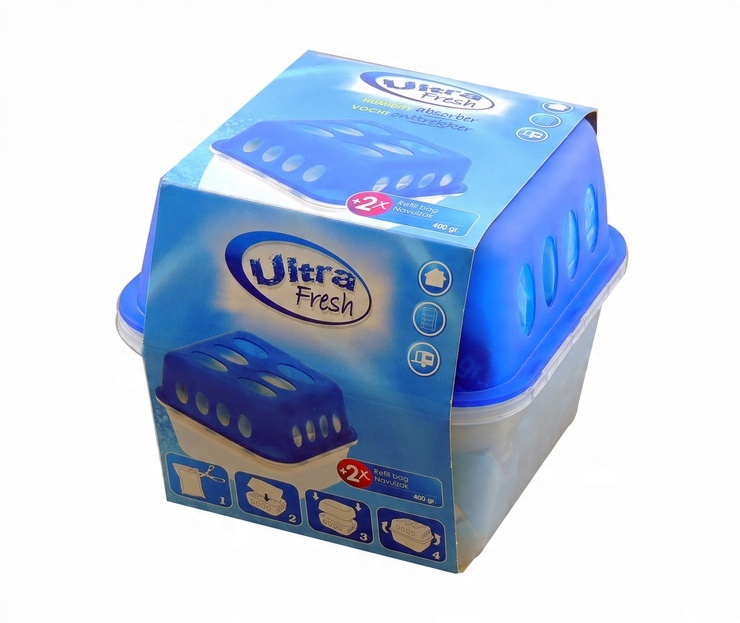 

Nietoksyczny Pochłaniacz wilgoci Ultra Fresh 2x400