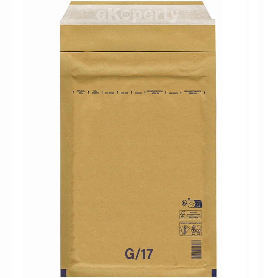 KOPERTY BĄBELKOWE PREMIUM G17 BRĄZOWE 100 SZT. TOP Format G17
