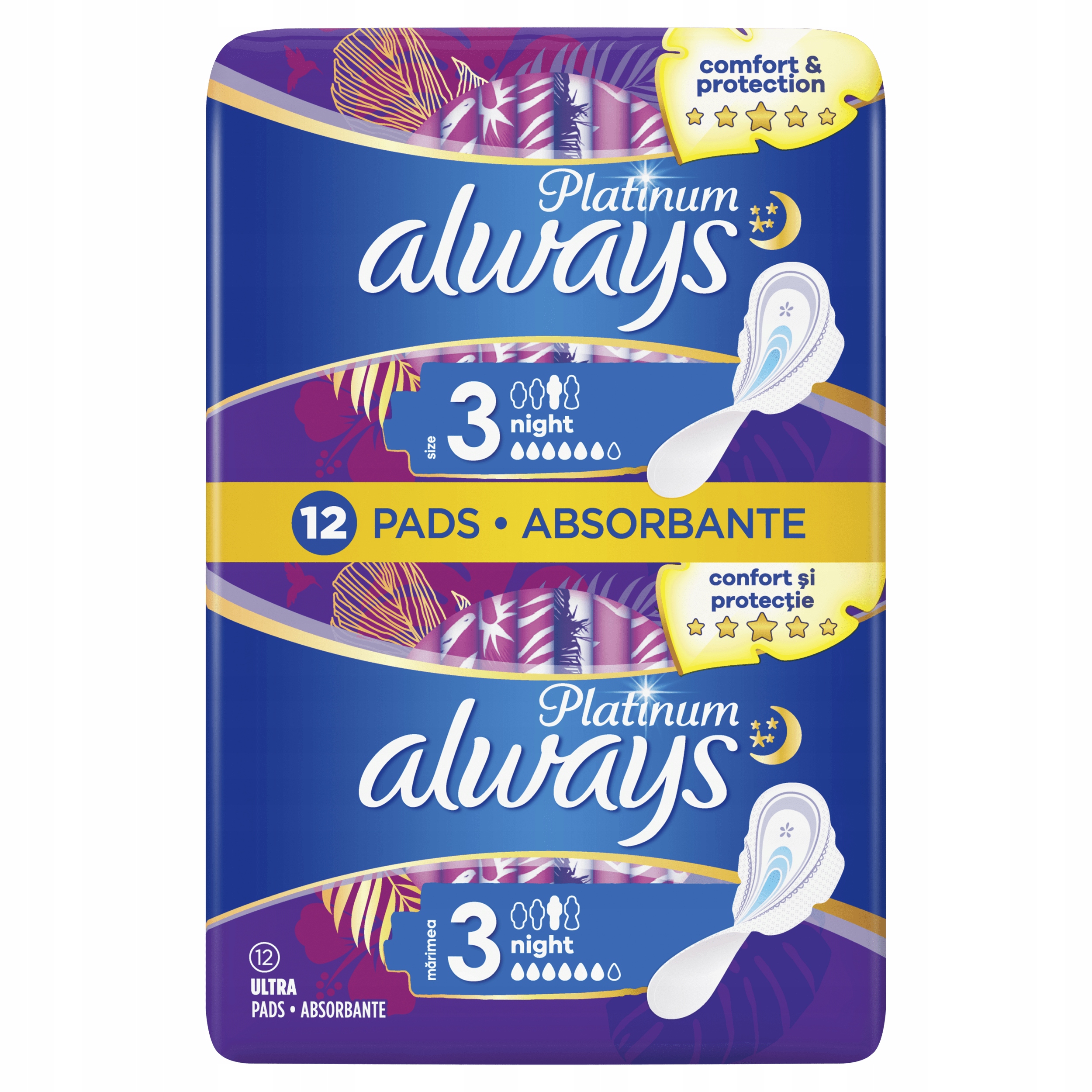 

Podpaski Always Platinum Night 12 sztuk