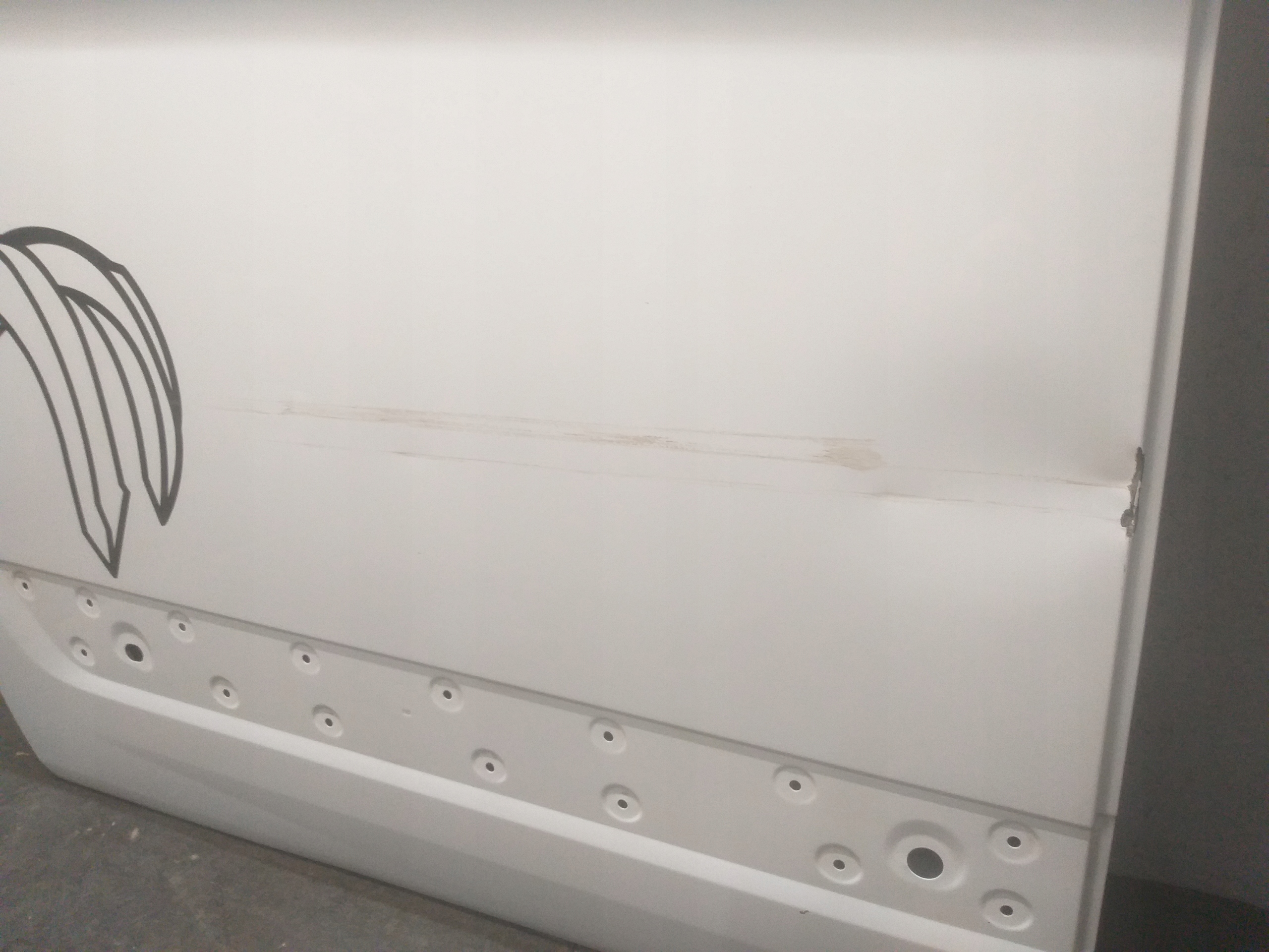 door rear part right FORD TRANSIT CUSTOM