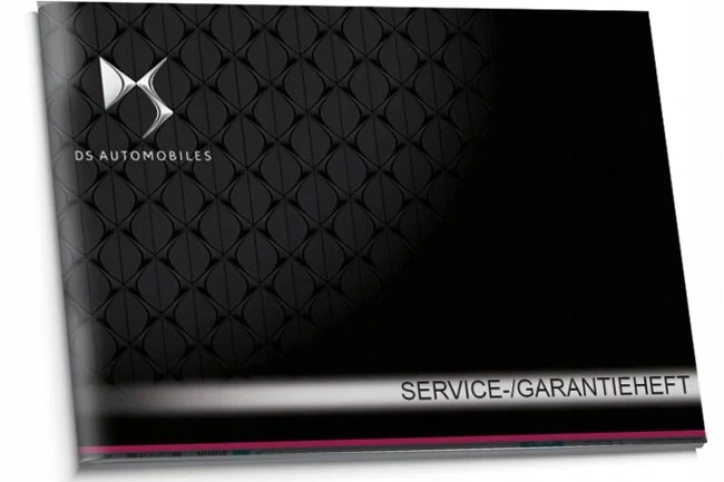 Ds Automobiles Německá servisní kniha
