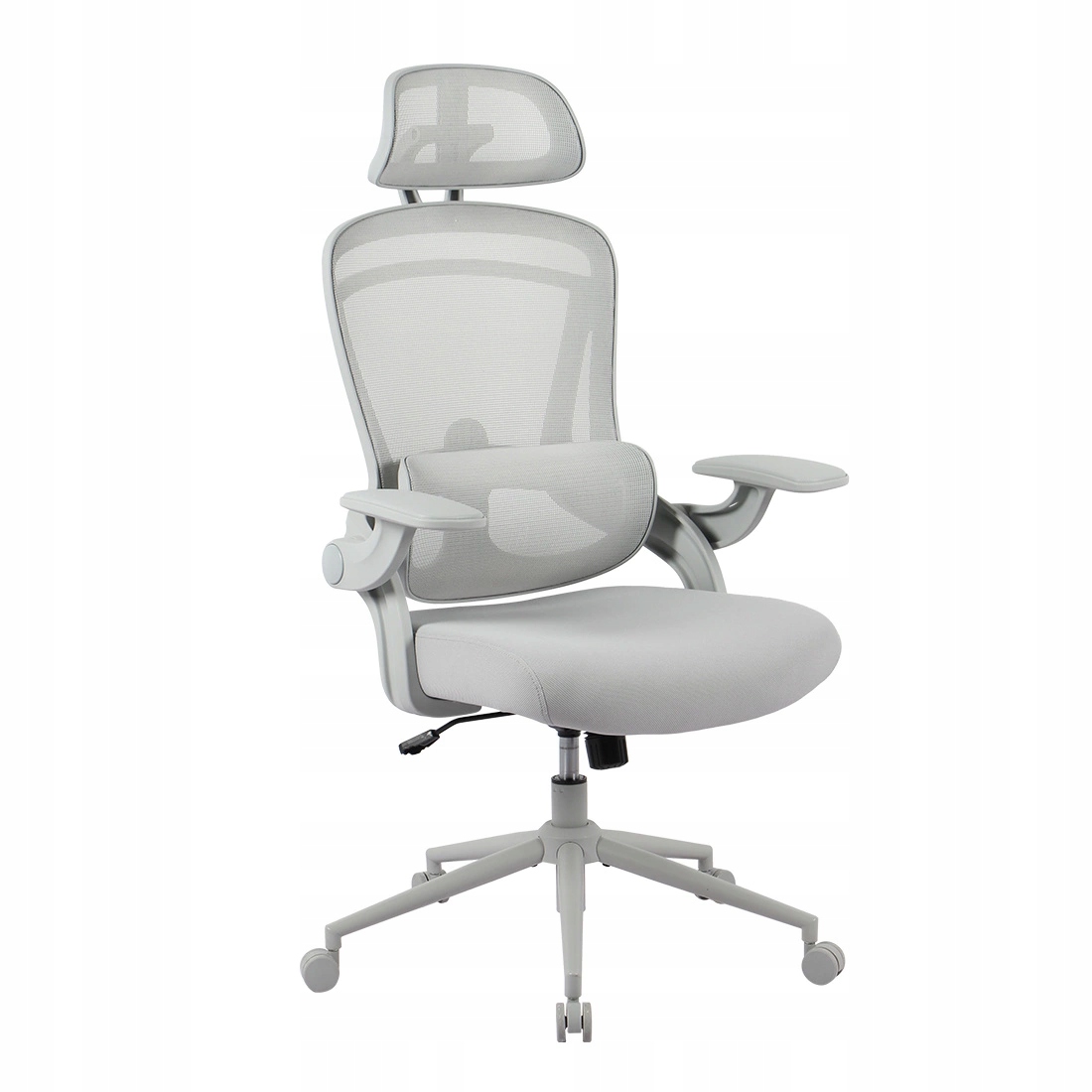 Kancelárska otočná stolička Ergonomická nastaviteľná Spacetronik šedá