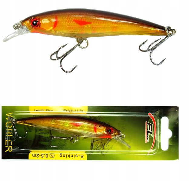 

Wobler Spinningowy szczupak okoń 11,5cm 13g 0,5-2m