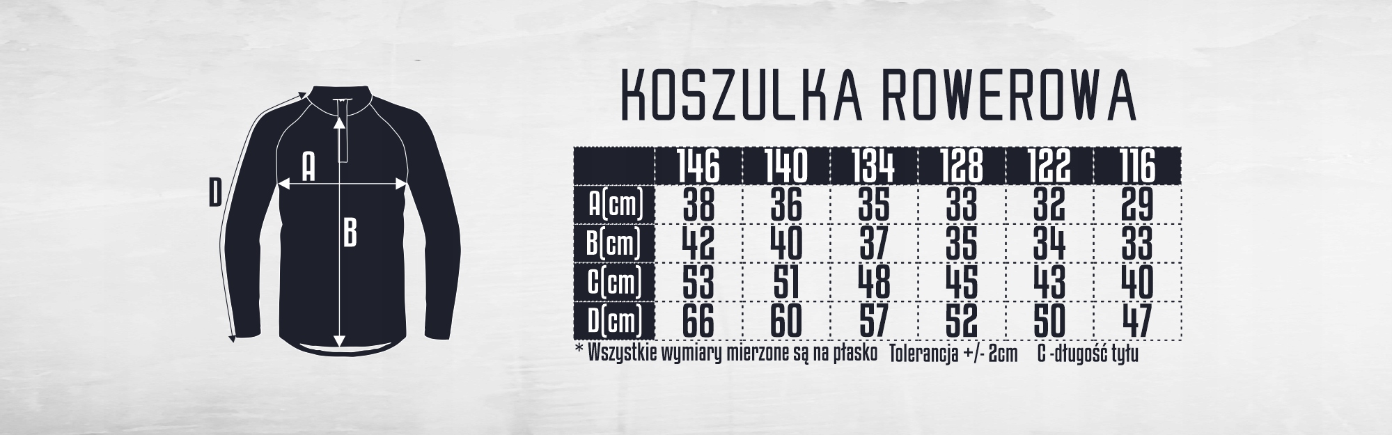 Dziecięca Koszulka Rowerowa Długi Rękaw Kolarska Różne Wzory Twój Nadruk Marka inna