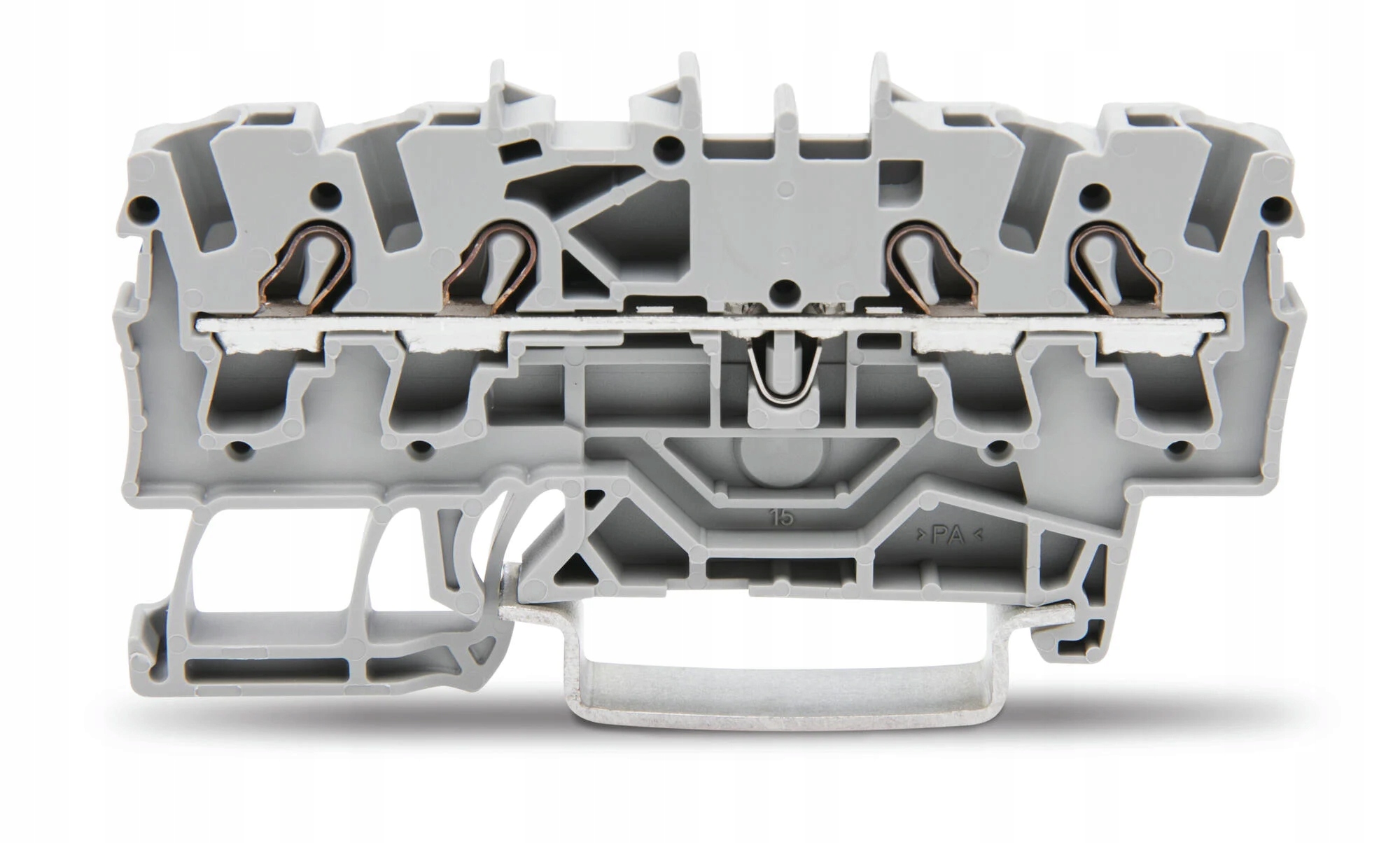 

Wago Złączka Szynowa 4-PRZEWODOWA 2,5MM Szara