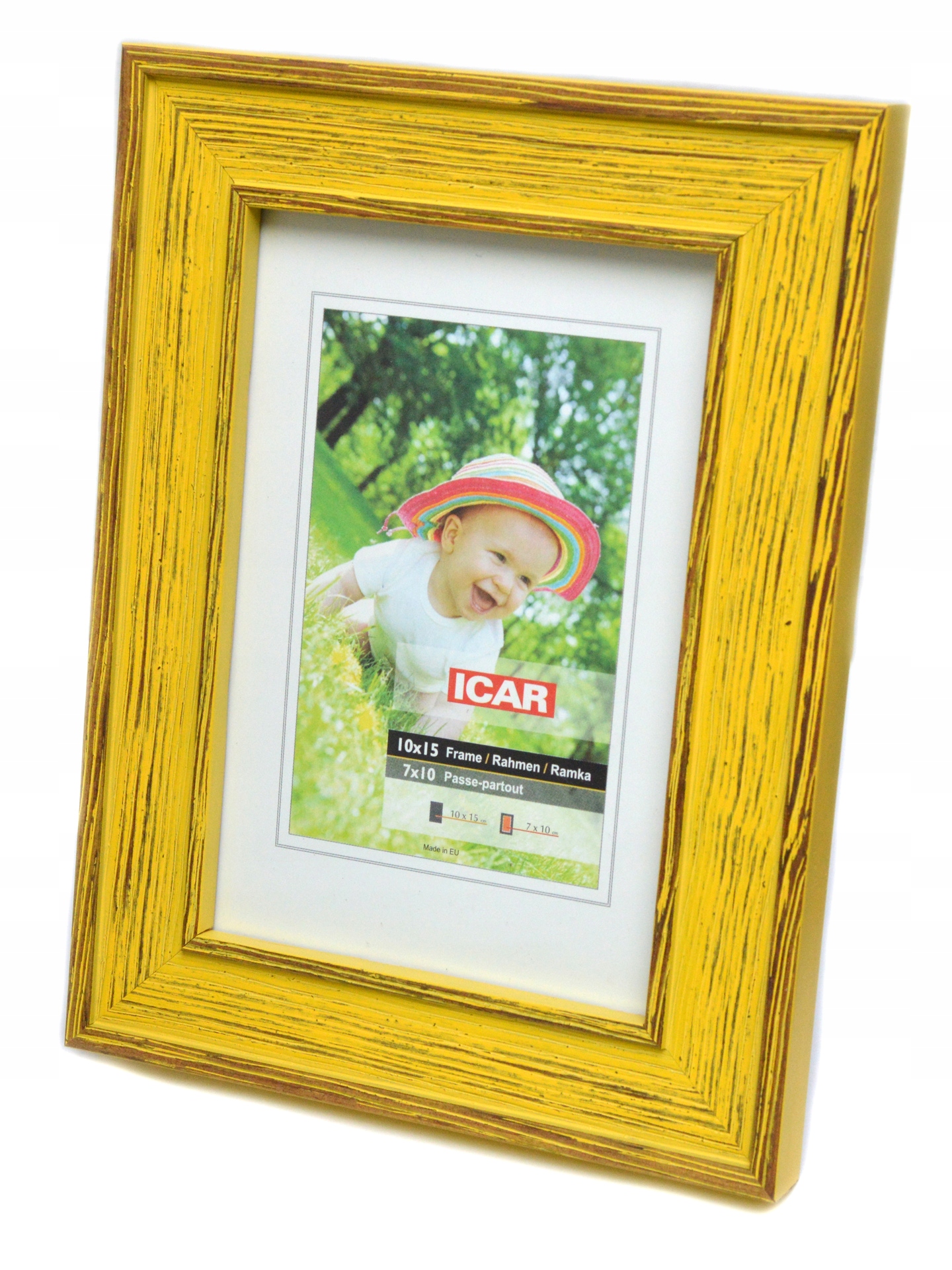 

Ramka Na Zdjęcie Rozmiar 10x15 CM Icar Drl U Żółty