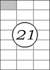 

Etykiety samoprzylepne 70x42,4mm 100ark A4 mat