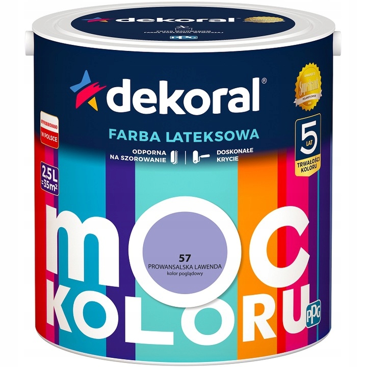 

Farba Dekoral Moc Koloru Prowansalska Lawenda 2,5L