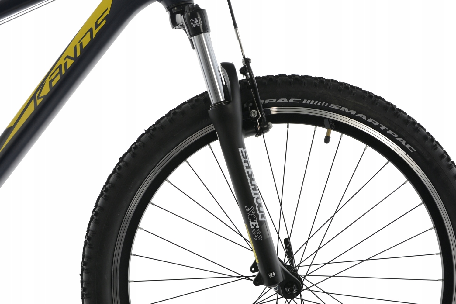 Rower MTB Kands 27,5 Ultimate r16' v/b graf-żół SHIMANO w super cenie R-24 Marka Kands