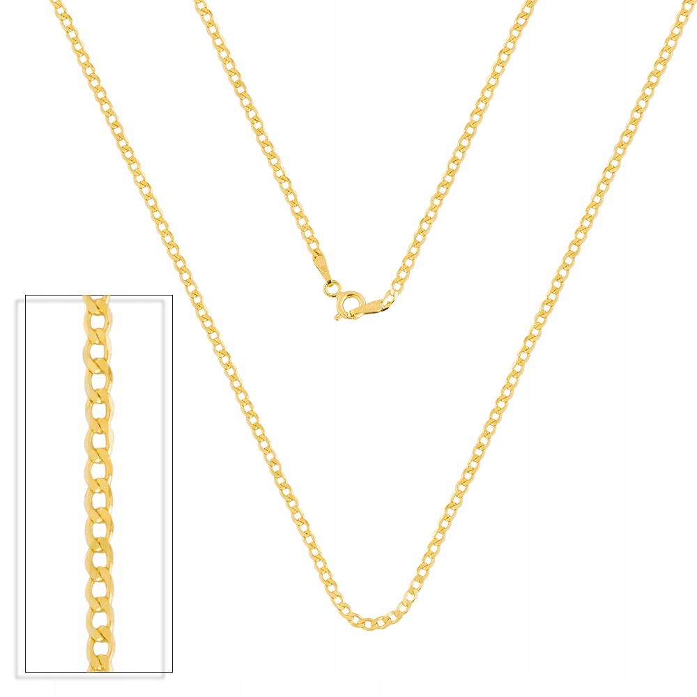 Řetízek Zlatý Stříbro ryzost 925 Splétaný pancíř jako Dárek 45 cm x 3 mm