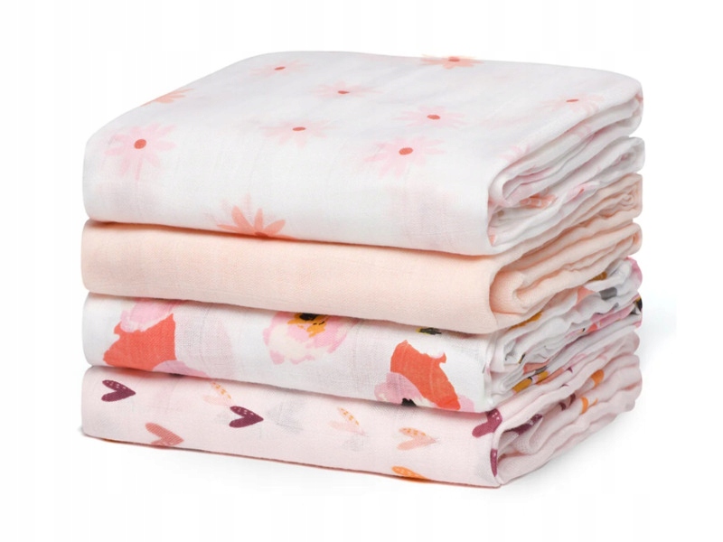 Zestaw otulaczy muślinowych Momcozy SJ003-Z200NB-B (4 szt.)