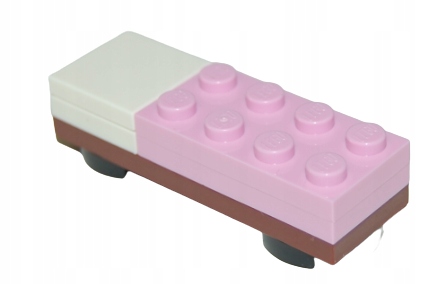 

Lego Łóżko v7 Minecraft Nowe (5g)