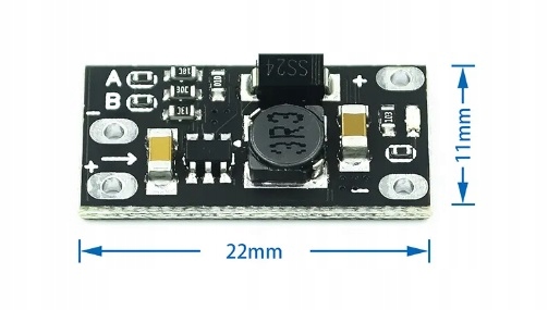 PRZETWORNICA NAPIĘCIA STEP-UP 3,7-5V-->5-8-9-12V Producent bez marki