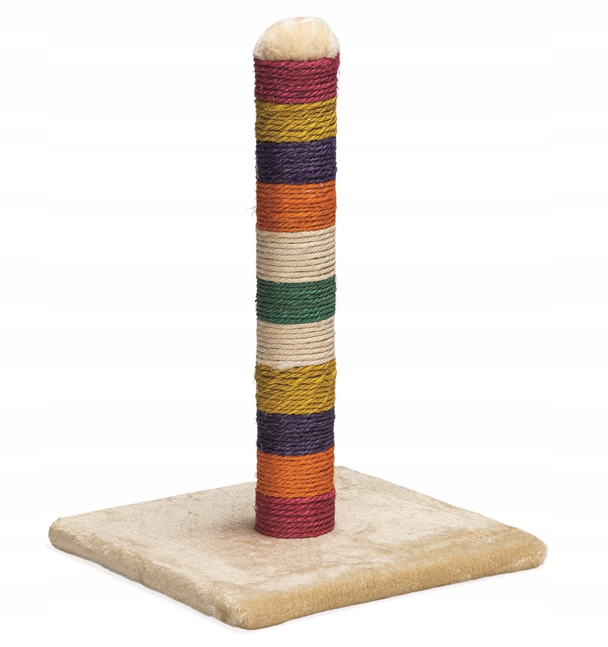 Levně Beeztees Škrabadlo Anja duhové 30x30x45cm