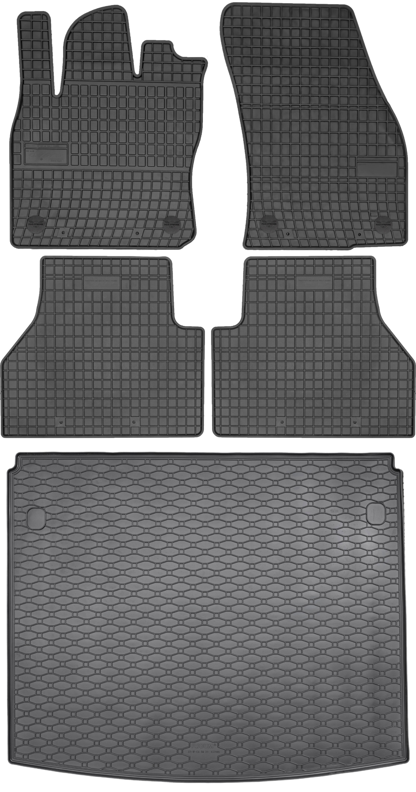 Volkswagen Caddy IV Kombivan 5os 2020- Sada rohoží koberčeky