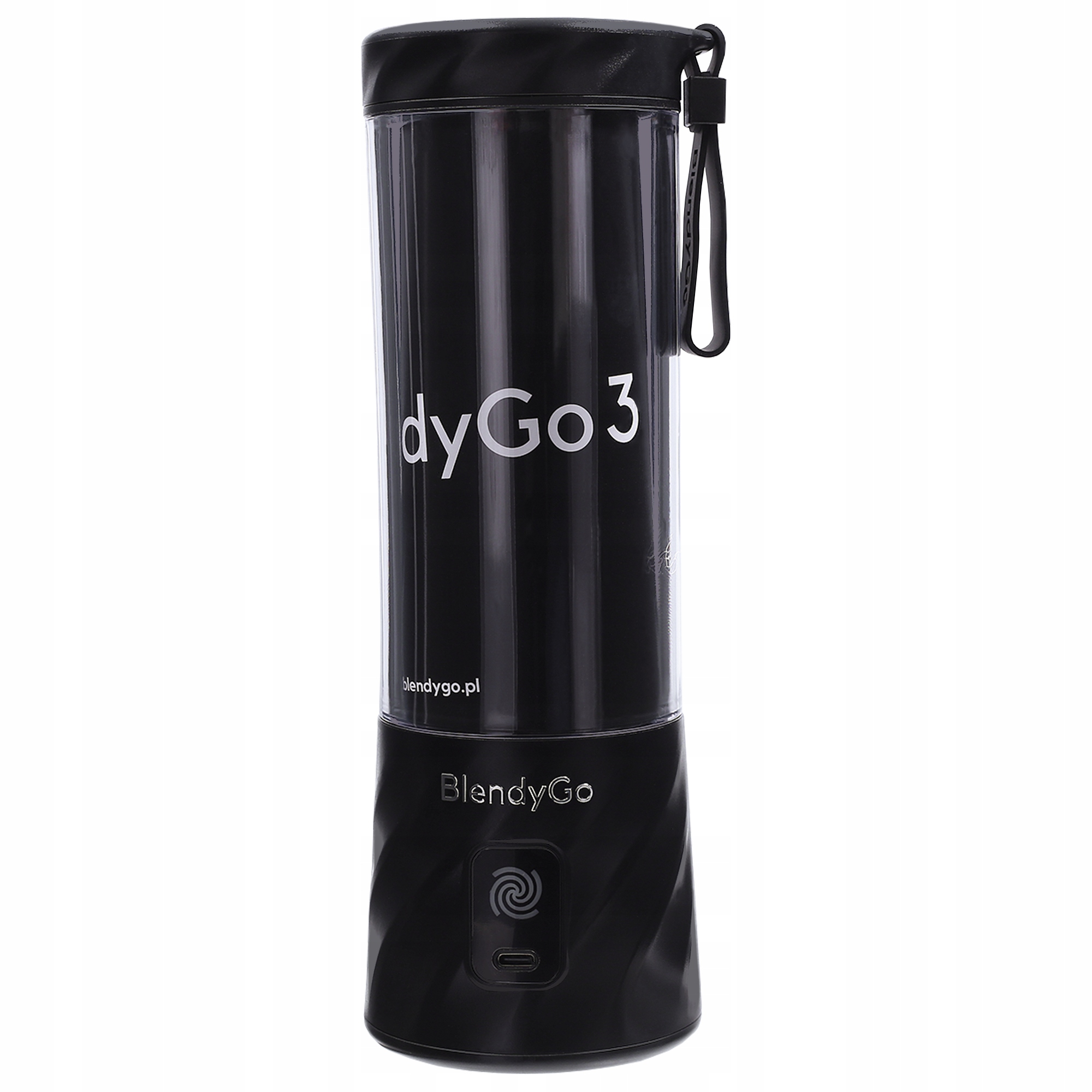 BLENDYGO 3 Przenośny Blender Smoothie USB 550ml BPA Free Czarny — miniatura 16